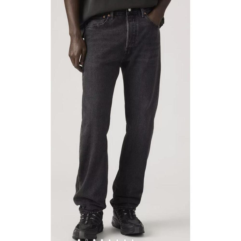Levi's 501 Original Fit Men's Jeans, Black Wash, Size 36x30